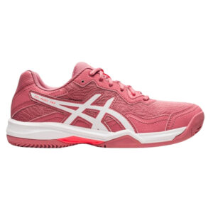 Asics Womens Gel Padel Pro 4 Shoes (Smokey Rose/White) - Size: 3 UK
