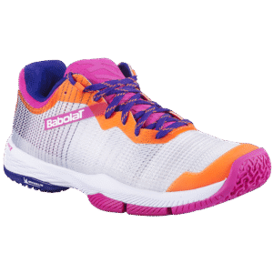 Babolat Jet Ritma Womens Padel Shoes (Grey/Pink Peacock)