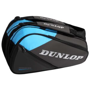 Dunlop FX Performance Padel Racket Bag (2025) (Gun Metal/Cyan)