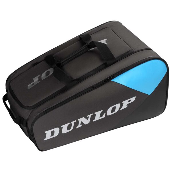 Dunlop FX Team Padel Racket Bag 2025 (Gun Metal/Cyan)