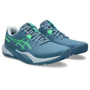Asics Mens Gel-Challenger 15 Padel Shoe (Saba Blue/Vital Green) 2026