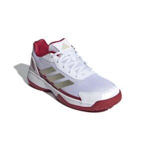 Adidas Junior CrazyQuick Kids Padel Shoe (White/Red) 2026