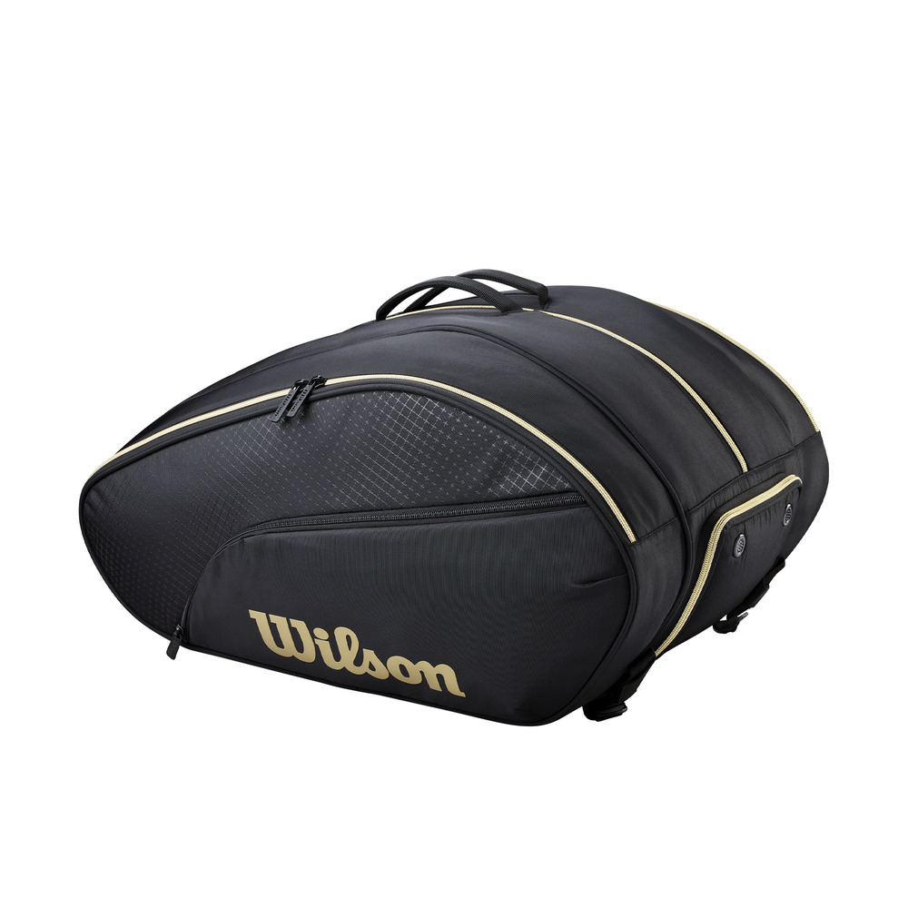 Wilson Defy V1 Padel Racket Bag (Black/Gold) 2026