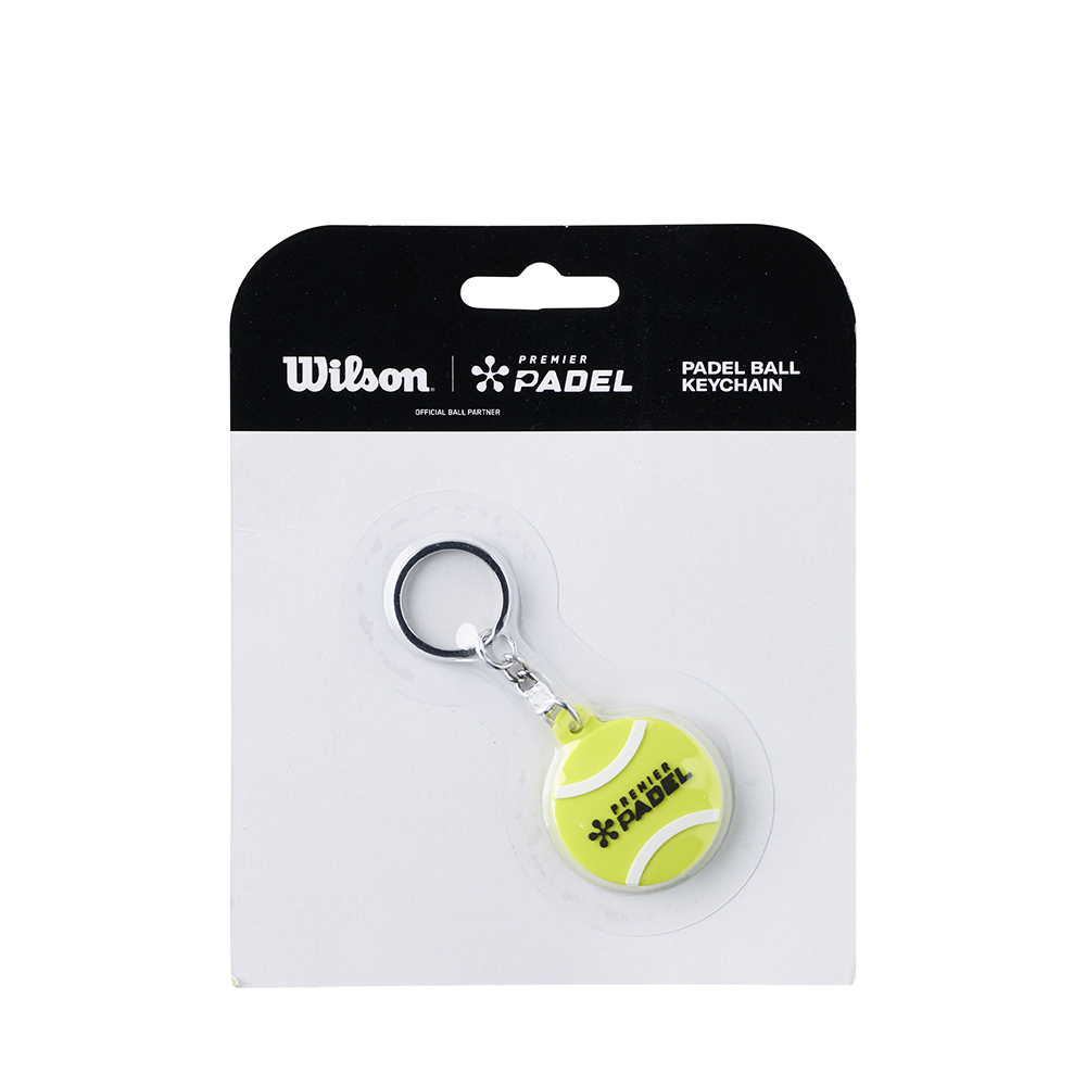 Wilson Premier Padel Silicone Keychain (Yellow)