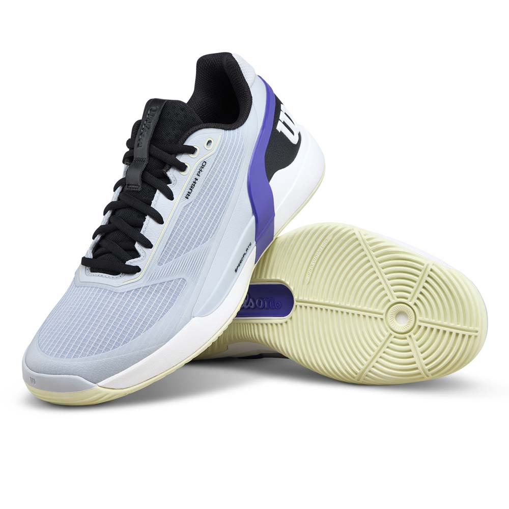 Wilson Mens Rush Pro 5 Padel Shoe (Grey Dawn) 2026