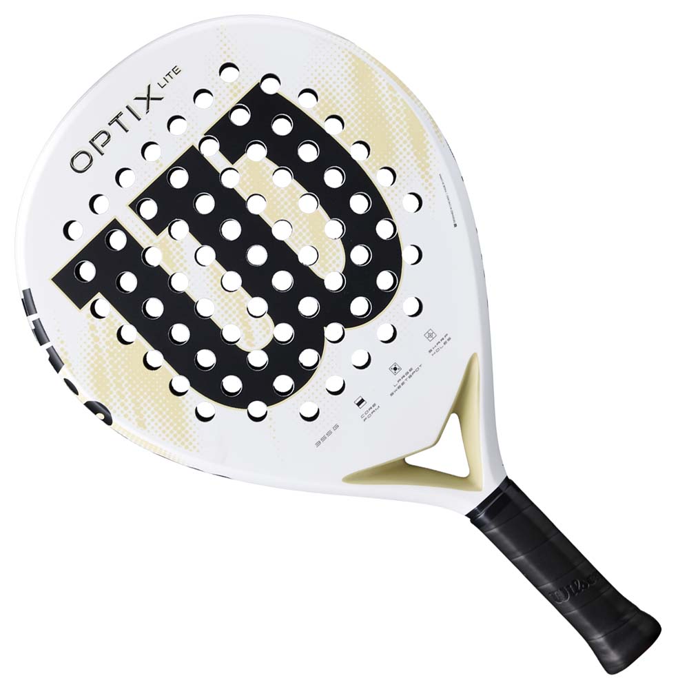 Wilson Optix Lite V2 Padel Racket (White) 2026