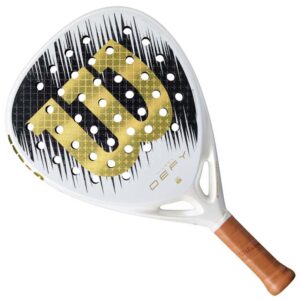 Wilson Defy V1 Special Edition Padel Racket (White/Gold) 2026