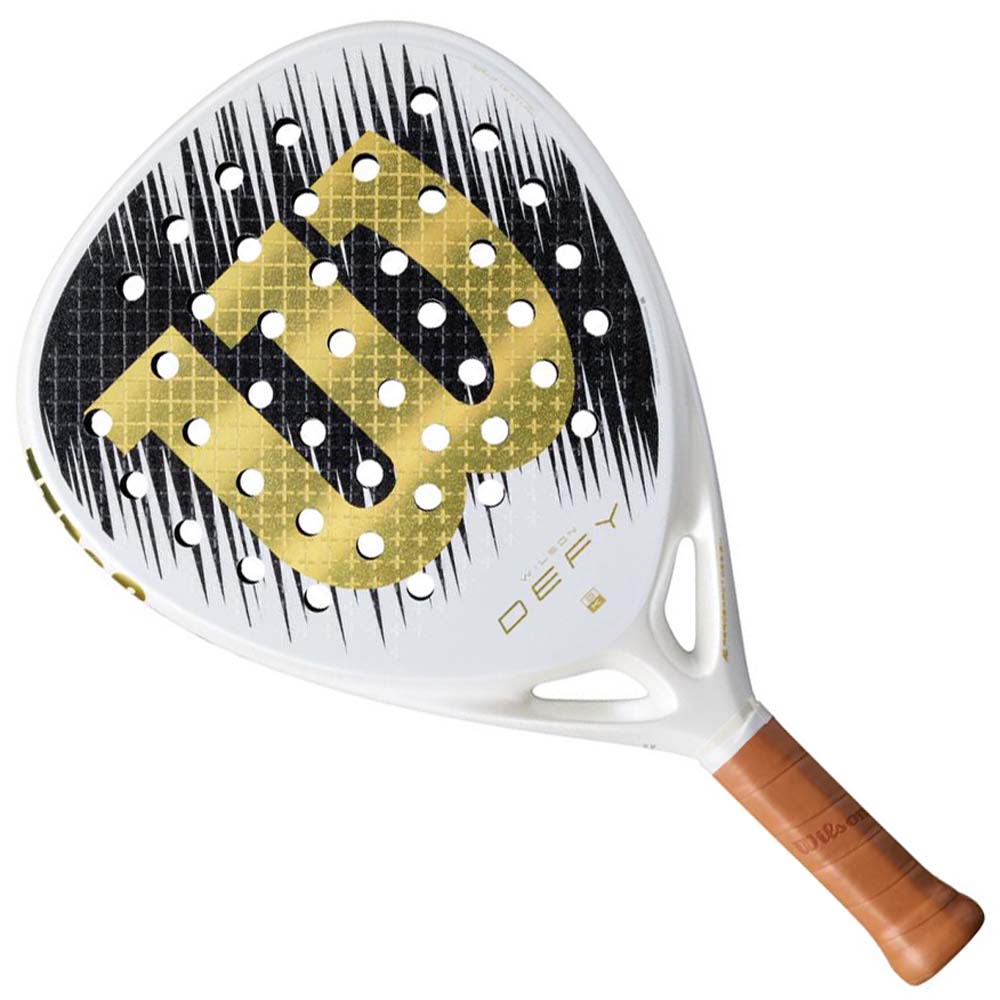 Wilson Defy V1 Special Edition Padel Racket (White/Gold) 2026