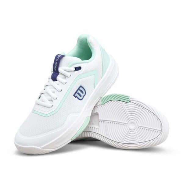 Wilson Womens Courtglide Padel Shoe (White/Bay) 2026