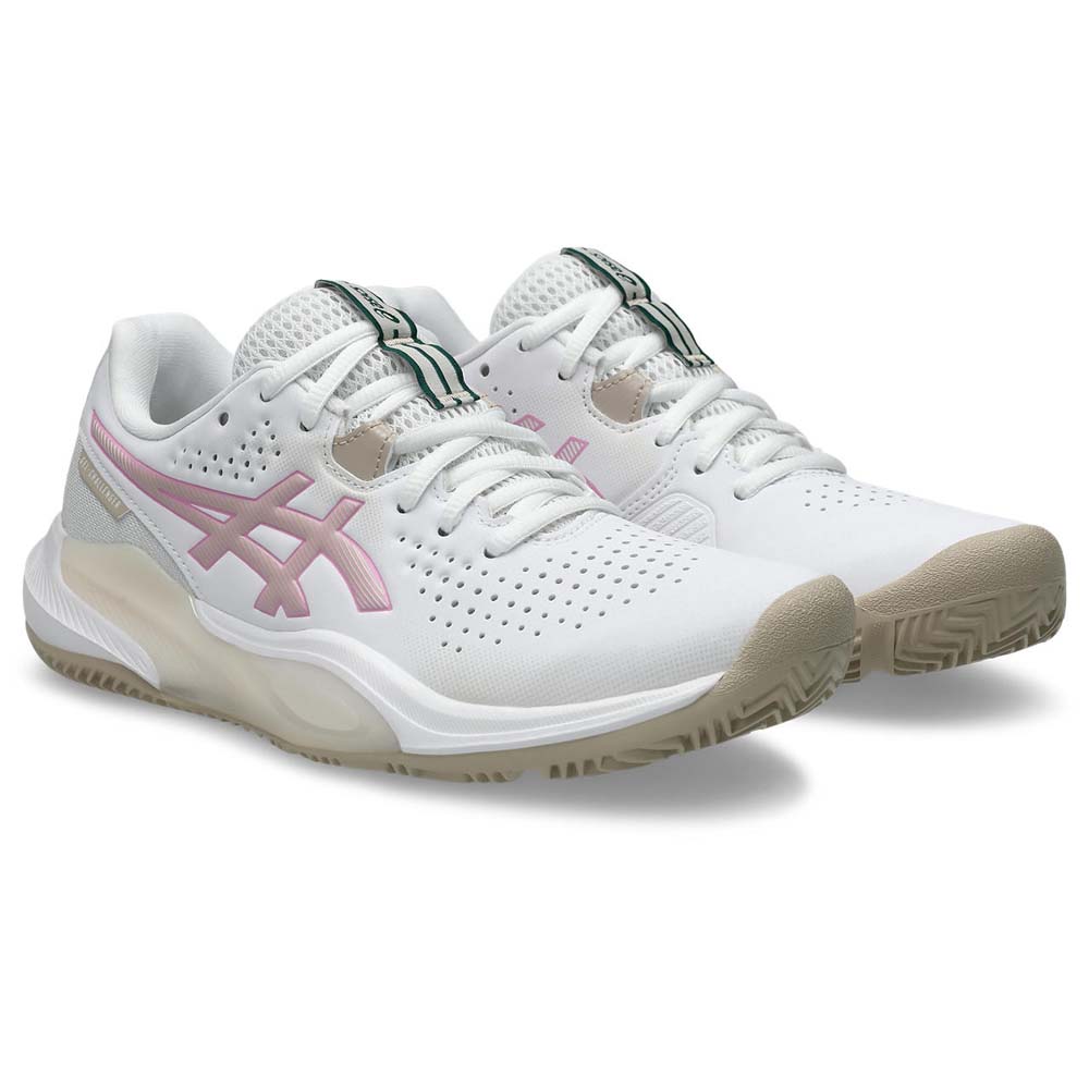 Asics Womens Gel-Challenger 15 Padel Shoe (White/Bubblegum) 2026