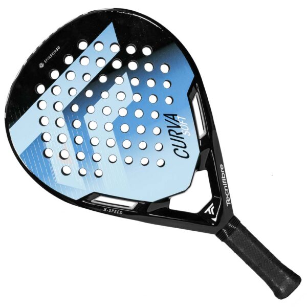 Tecnifibre Curva Soft Padel Racket (Black/Blue) 2026
