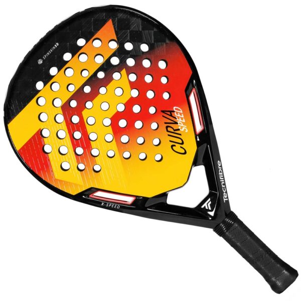 Tecnifibre Curva Speed Padel Racket (Black/Orange) 2026