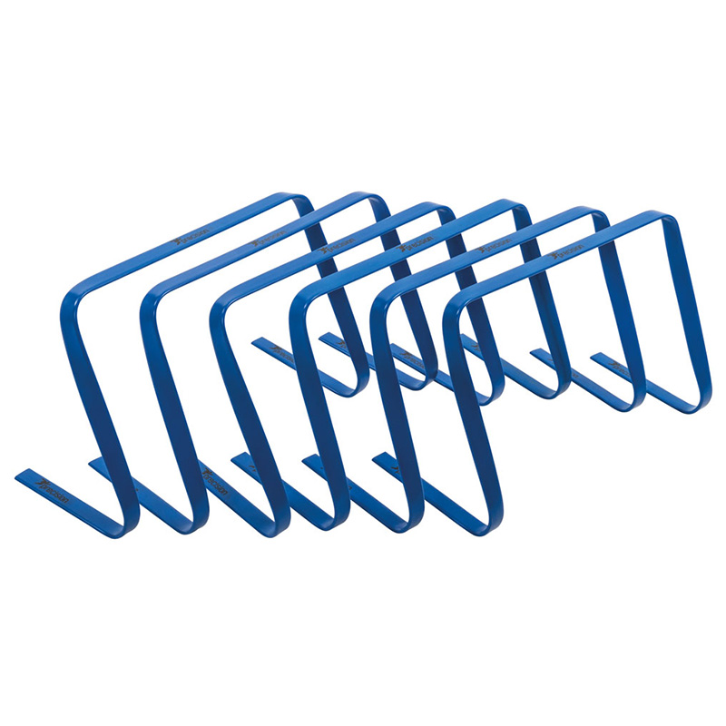 Precision Flat Training Hurdles Set - Size: 12" (Blue)