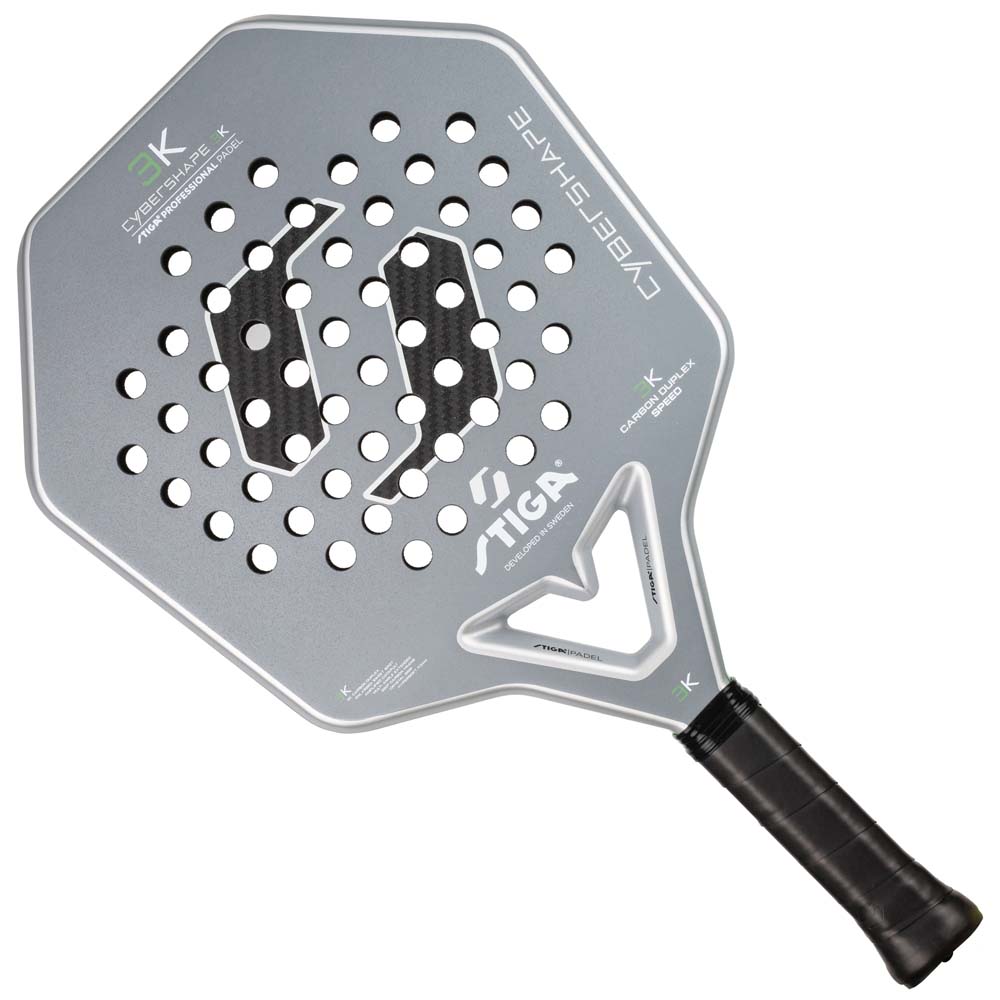 Stiga 3K 2 Cybershape Padel Racket (Grey)
