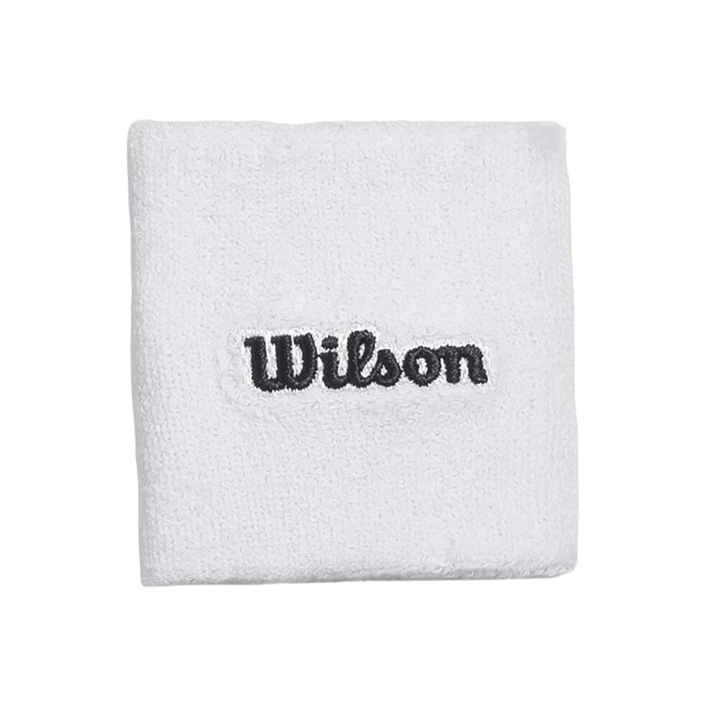 Wilson Wristbands 2 Pack (White)